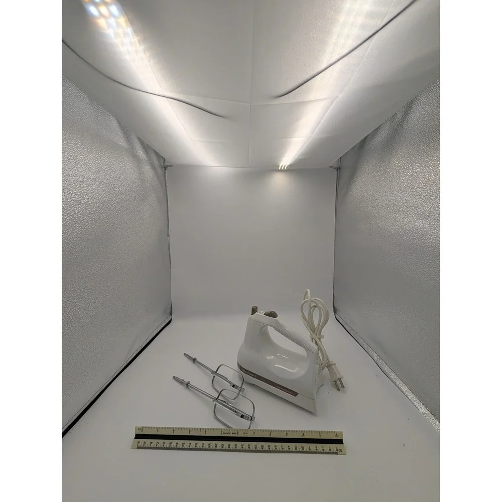 KitchenAid Ultra Power 5 Speed Hand‎ Mixer White KHM5APWH 2 Turbo Beaters